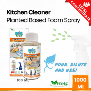 Miel Foam Plant-Based Animal-Friendly, Kitchen Cleaner, Degreaser, Oven Cleaner, Stove Cleaner, Range Hood Cleaner
